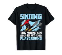 Sci Sport Invernali The Mountain Is My Playground Maglietta