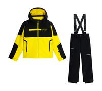 Sci Spyder Completo Giacca Challenger + Pantaloni Propulsion Ragazzo Spyder Giallo/Nero 10A