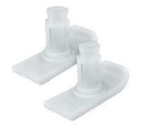 Sci Walker, piedini per telaio da passeggio, 2 pezzi, antiscivolo, resistente, durevole, accessorio di ricambio per asfalto all'aperto, 8,8 x 3,5 x 6 cm, nero