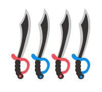 Sciabola dei pirati Spada gonfiabile Accessorio pirata 41 cm Morbida