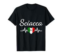 Sciacca Italia Bandiera Italia Souvenir Regalo Corrispondente Italiano Maglietta