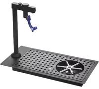 Sciacquatrice for tazze commerciale in acciaio inossidabile dotata di drenaggio e vaschetta di raccolta, kit rubinetto for lavaggio in vetro a spinta adatto for bar, bistrot e strutture di
