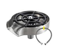 Sciacquatrice in vetro per lavello da cucina, ad alta pressione, per rubinetto in acciaio inox, per bar, caffetterie
