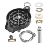 Sciacquatrice Per 2 In 1, Spruzzatore In Acciaio Inossidabile, 16,5x12x7,6 Cm, Strumento Per La Pulizia Delle Bottiglie Ad Alta Pressione, Lavavetri Efficiente, Installazione Semplice, Per Casa,