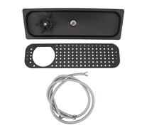 Sciacquatrice per Bicchieri in Acciaio Inossidabile Ideale per Bicchieri, Tazze di caffè e Altro, con Uscite 'acqua Multiangolari per un Facile Lavaggio