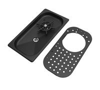 Sciacquatrice per Brocca in Acciaio Inossidabile 304, Tazza, Sciacquatrice per Vetro con Scarico D T per Bar, Caffetteria, Tubo Ad Alta Pressione Incluso (#2)