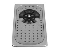Sciacquatrice per Vetro per Lavello da Cucina, Lavatazze Lavabottiglie Lavello Automatico in Acciaio Inox con Vassoio Antigoccia per la Caffetteria di Casa