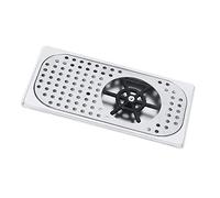 Sciacquatrice per vetro, rondella per tazze da tè al latte in acciaio inossidabile 201 diametro 114 mm, pratica sciacquatrice per bicchieri, G1 / 2In Bar per hotel, bar, lava tazze