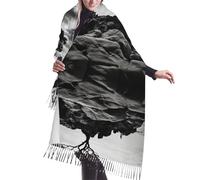 Scialle A Lonely Tree Pashmina Scialle Caldo Scialli Avvolge Con Frange Invernale Sciarpa Per Autunno Inverno Regalo Perfetto Cerimonia Per Abito