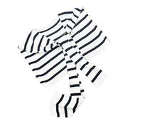 Scialle a righe per camicetta camicia mantelle in maglia traspirante per viaggi poncho protettivo solare tutto abbinato spalla avvolgere le donne, Nero , Taglia unica