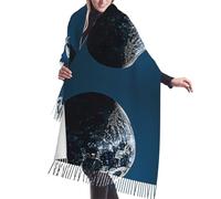 Scialle Above The Moon Sciarpa Donna Morbida Pashmina Scialle Caldo Invernale Sciarpa Per Regalo Perfetto Cerimonia Per Abito Autunno Inverno