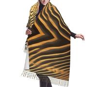 Scialle Beach Lines Invernale Sciarpa Con Frange Sciarpa Donna Imitazione Cashmere Pashmina Scialle Per Autunno Inverno Cerimonia Per Abito Donne Uomini