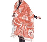 Scialle Butterfly Life Cycle Mandala Pashmina Scialle Morbida Invernale Sciarpa Con Frange Scialli Avvolge Per Autunno Inverno Cerimonia Per Abito Cerimonia