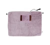 Scialle Caldo Riscaldato, Coperta Riscaldante Multifunzionale in Lana di Flanella con Riscaldamento Rapido USB per la Casa da Campeggio (Rosa viola