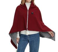 Scialle con riscaldamento USB - Coperta termica portatile con 3 livelli di calore sicuro, coperta riscaldata, per divano casa ufficio