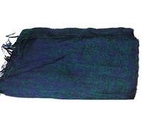 Scialle/coperta in lana di yak tibetano, commercio equo e solidale, 1,8 m x 0,8 m, blu