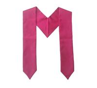 Scialle Da Laurea Per Bambini E Adulti, Design Reversibile, Fascia Da Cerimonia Accademica, Tessuto Satinato, Unisex (Burgundy,150 * 10cm)