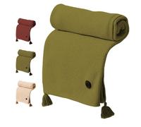 Scialle elettrico riscaldato portatile da donna,riscaldamento rapido, tre impostazioni temperatura, coperta scaldacollo elettrica portatile con cerniera morbida per casa, viaggio(Green)