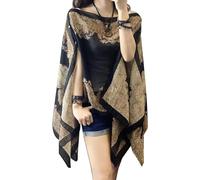 Scialle estivo per protezione solare da donna, stile francese, casual, da spiaggia, cardigan leggero in chiffon traspirante, scialle avvolgente, poncho, mantella, capelet, top, #1, Etichettalia unica