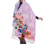 Scialle I Can Do All Things Through Christ Sciarpa Donna Con Frange Pashmina Scialle Morbida Invernale Sciarpa Per Cerimonia Cerimonia Per Abito Autunno Inverno