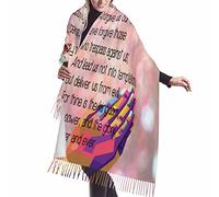 Scialle in morbido chiffon con nappa, per preghiera del Signore, Bibbia cristiana, dedica della domenica, opera d'arte Scrittura 06 per abiti da sposa