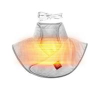 Scialle riscaldante USB - per il collo ricaricabile da 3 cm, sciarpa termica accogliente, scalda spalla portatile con connessione Power Bank, comodo involucro riscaldato per il freddo