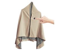 Scialle Riscaldato - Coperta Riscaldata Indossabile, Scialle Riscaldante, Scialli Termici Elettrici A 3 Ingranaggi Con Cerniera, Coperte Elettriche Senza Fili Per Ufficio Da Campeggio, Viaggi All'aper