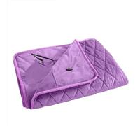 Scialle Riscaldato Elettrico,Coperta Riscaldata Coperte riscaldanti USB, scialle invernale, coperta riscaldata, lavabile, termica, corpo più spesso, macchina for letto riscaldante(Purple)