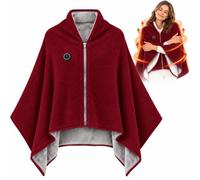 Scialle Riscaldato USB Donna, 3 Livelli di Calore | Coperta Riscaldante Portatile in Pile, ,Termocoperta Singola,Morbida Calda Comoda Leggera