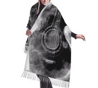Scialle Rock And Roll Guitar Sciarpa Donna Morbida Scialli Avvolge Caldo Stola Per Donne Uomini Autunno Inverno Regalo Perfetto