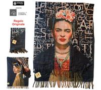 Scialle Stola Pashmina Frida Kahlo Donna Calda e Leggera Woman Shawl CC-GIB30