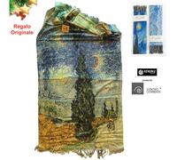 Scialle Stola Pashmina Van Gogh Donna Calda e Leggera Woman Shawl CC-GIB26