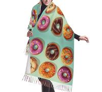 Scialle Various Donuts Scialli Avvolge Morbida Sciarpa Donna Caldo Stola Per Autunno Inverno Regalo Perfetto Cerimonia Per Abito