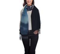 Scialle Wolf Under Moon Scialli Avvolge Caldo Pashmina Scialle Lunga Sciarpa Donna Per Autunno Inverno Cerimonia Cerimonia Per Abito
