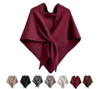 Scialli e scialli Pashmina per donne, in lana britannica lavorata a maglia, poncho in cashmere, mantelle, scialle a colori solidi, cardigan, scialli morbidi da donna, comodi maglioni per le spalle