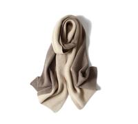 Scialli e stole Sciarpa da donna in puro cashmere con motivo a blocchi di colore, spessa e calda, lavorata a maglia, versatile for l'inverno Caldo