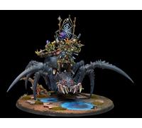 Sciamano Webspinner su Arachnarok Spider Gloomspite Gitz COMMISSIONE di...