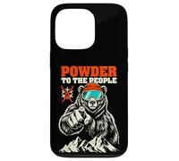 Sciare Sciatore Orso Polvere Per La Gente Divertente Protesta Sci Custodia per iPhone 13 Pro