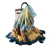 Sciarpa 100% Seta per Donna Colore sfumato, Scialle di eleganti ed Moda Dona alla signora un regalo molto buono