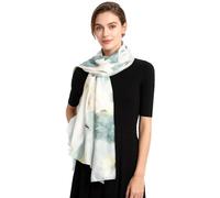 Sciarpa 100% Seta per Donna Colore sfumato, Scialle di eleganti ed Moda Dona alla signora un regalo molto buono