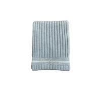 Sciarpa 1A lviero Martini a costine con logo strass LMS6182864 pearl grey