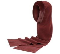 Sciarpa a Cappuccio in Pile by Lierys rosso bordeaux One Size