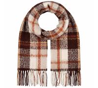 Sciarpa a Frange Cashmink Check by Lipodo ruggine One Size