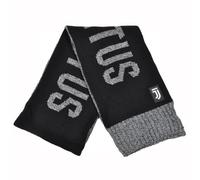 Sciarpa a maglia Jacquard con scritta Juventus e logo in gomma applicato. Prodotto Ufficiale Juventus 131442