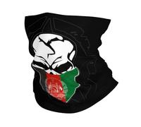 Sciarpa A Mezza Faccia Afghanistan Afghan Flag Scaldacollo Tubolare Multiuso Ghetta Da Collo Per Escursionismo Ciclismo Yoga 25X50 Cm