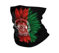 Sciarpa A Mezza Faccia Afghanistan Afghan Flag Scaldacollo Tubolare Protezione Uv Scaldacollo Per Outdoor Attività Escursionismo Snowboard 25X50 Cm