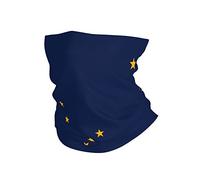 Sciarpa A Mezza Faccia Alaska Flag Scaldacollo Tubolare Protezione Uv Ghetta Da Collo Per Escursionismo Snowboard Outdoor Attività 25X50 CM