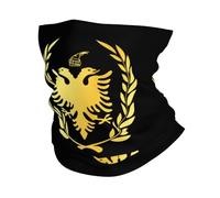 Sciarpa A Mezza Faccia Albania Albanians Flag Copricapo A Mezza Faccia Protezione Uv Scaldacollo Tubolare Per Yoga Snowboard Ciclismo 25X50 Cm