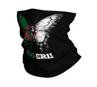Sciarpa A Mezza Faccia Algeria Algerians Butterflies Flag Sciarpa A Tubo Multiuso Scaldacollo Per Yoga Outdoor Attività Escursionismo 25X50 CM