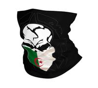 Sciarpa A Mezza Faccia Algeria Algerians Flag Ghetta Da Collo Passamontagna Copricapo A Mezza Faccia Per Escursionismo Yoga Snowboard 25X50 Cm